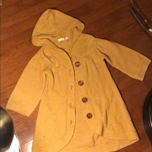 Anthropologie "Sleeping on Snow" sweater coat